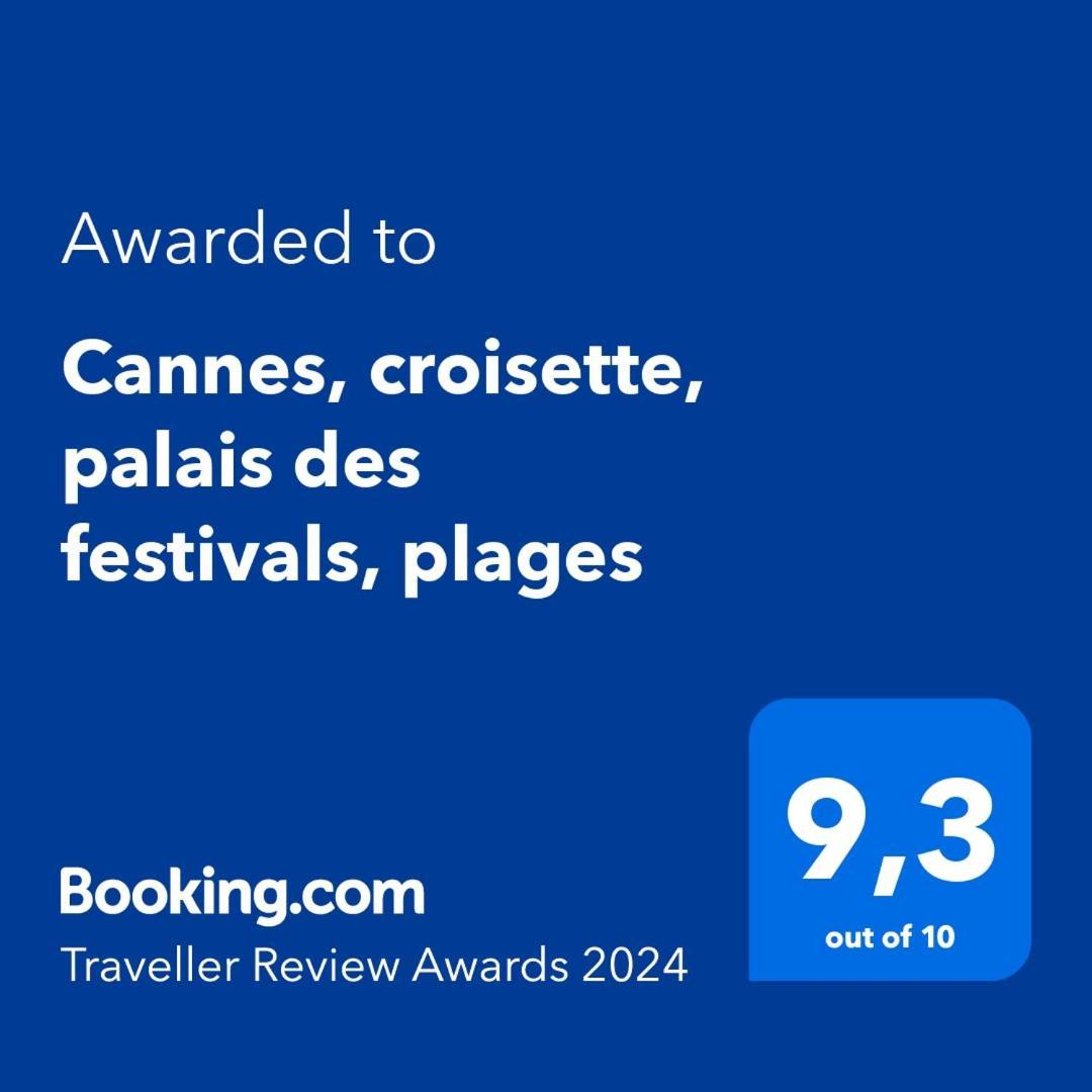 Cannes: Superbe studio 5 min des plages Extérieur photo